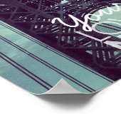 Lieben für kundenspezifische Namen New York City P Poster (Ecke)