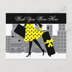 Lieben für Reisen Postkarte