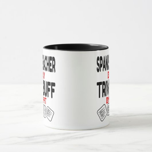 Lieben für Spanischlehrer Tasse (Zentrum)