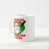 Lieben für Unterstützungsreferenten Baseball Kaffeetasse (Vorderseite Links)