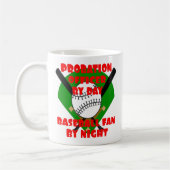 Lieben für Unterstützungsreferenten Baseball Kaffeetasse (Links)