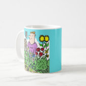 Lieben Gartenarbeit. Keen Gardener Kaffeetasse (Vorderseite Links)