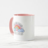 Lieben gewinnen (LGBTQ) Tasse (Vorderseite Links)