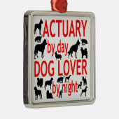 Lieben Hunde Ornament Aus Metall (Rechts)