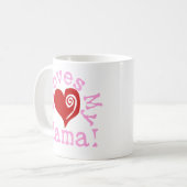 Lieben I meine Mutter Kaffeetasse (Vorderseite Links)