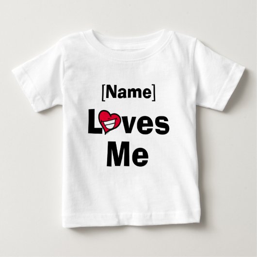 Lieben ich baby t-shirt (Vorderseite)