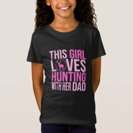 Lieben jagen mit ihrem Vater T-Shirt