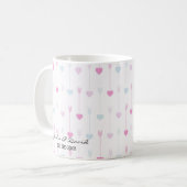 Lieben Jahrestag Personalisiert Kaffeetasse (Vorderseite Links)