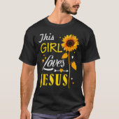 Lieben Jesus Niedlich Christliche Frauen Glauben N T-Shirt (Vorderseite)