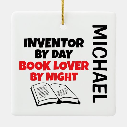 Lieben lesen CUSTOM Keramikornament (Rückseite)