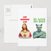 Lieben Me — Lieben Ich nicht (Originalentwurf) Postkarte (Vorne/Hinten)
