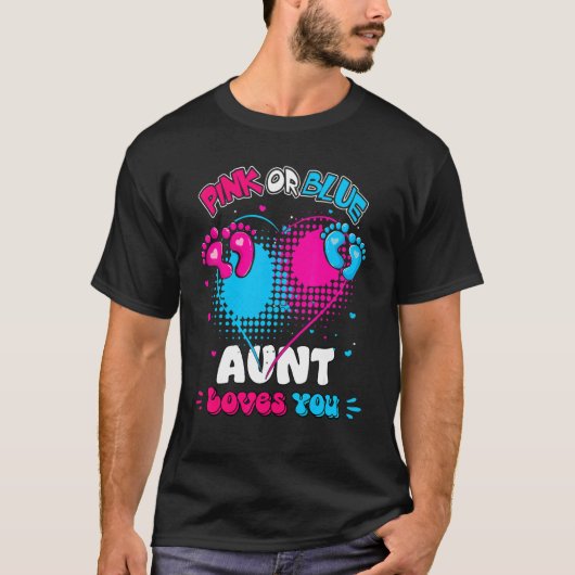 Lieben mit rosa oder blauem Herzklopfen Ihr Duschg T-Shirt (Vorderseite)
