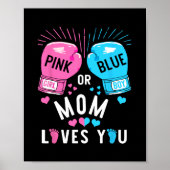 Lieben mit rosa oder blauer Mama, bei denen Sie da Poster (Vorne)