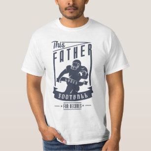 Lieben NFL Fußball für Vatertag Geschenk T-Shirt