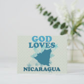 Lieben Nicaragua Postkarte (Stehend Vorderseite)