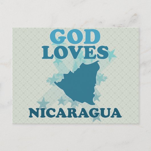 Lieben Nicaragua Postkarte (Vorderseite)
