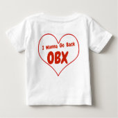 LIEBEN OBX BABY T-SHIRT (Rückseite)
