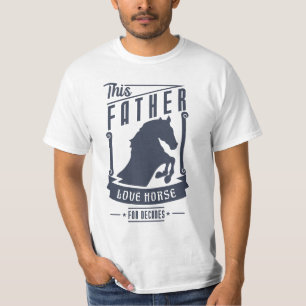 Lieben Pferd für Vatertag T-Shirt