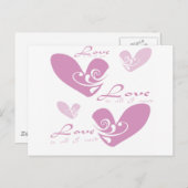 Lieben Postkarte (Vorne/Hinten)