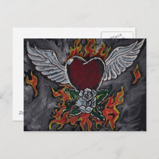 Lieben Postkarte (Vorne/Hinten)