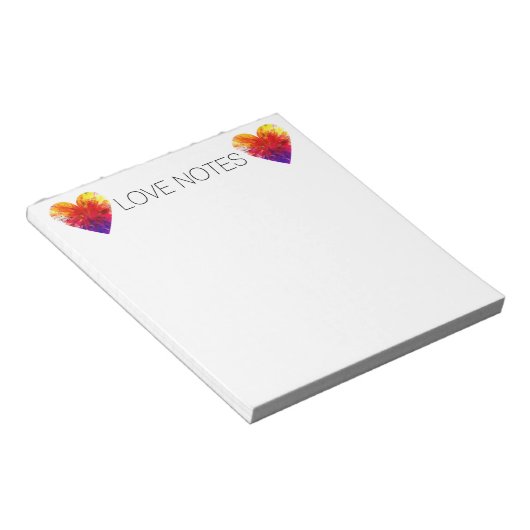Lieben Rainbow Notepad Notizblock (angewinkelt)