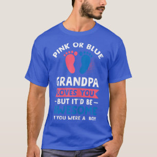 Lieben Rosa oder blaue Oma T-Shirt
