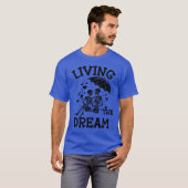 Lieben Sie den Traum, Skeleton Beach Funny T-Shirt (Vorne ganz)