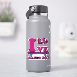 Lieben Skater Skateboard 4" Kiss Cut Vinyl Sticker