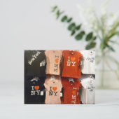Lieben T-Shirts Postkarte (Stehend Vorderseite)
