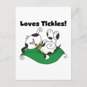 Lieben Tickles T - Shirt und Geschenke Postkarte (Vorderseite)