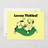 Lieben Tickles T - Shirt und Geschenke Postkarte (Vorne/Hinten)
