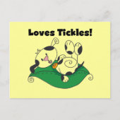 Lieben Tickles T - Shirt und Geschenke Postkarte (Vorderseite)