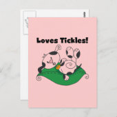 Lieben Tickles T - Shirt und Geschenke Postkarte (Vorne/Hinten)