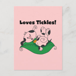 Lieben Tickles T - Shirt und Geschenke Postkarte