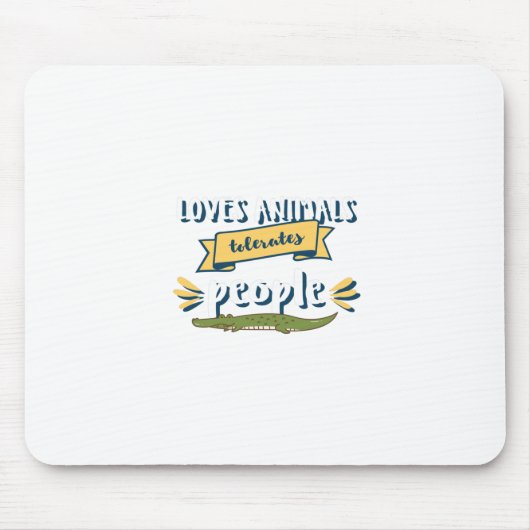 Lieben Tiere tolerieren Mousepad (Vorne)