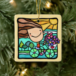 Lieben Traumstrecke Airolo - Gletsch Keramikornament