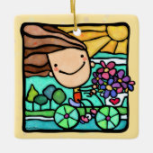 Lieben Traumstrecke Airolo - Gletsch Keramikornament (Vorderseite)