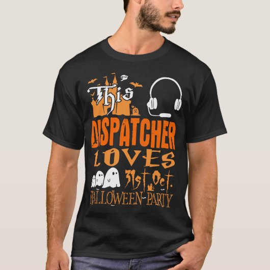 Lieben vom 31. Oktober Halloween-Party T-Shirt (Vorderseite)