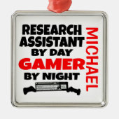 Lieben von Forschungsassistenten, die Videospiele Ornament Aus Metall (Vorne)