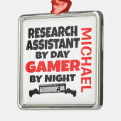 Lieben von Forschungsassistenten, die Videospiele Ornament Aus Metall (Links)