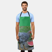 Lieben von Hühnern Schürze (Getragen)