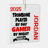 Lieben von Trombone-Spielen Keramikornament (Rechts)