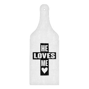Lieben wie Jesus zitiert die Liebe Gottes Kunstkur Schneidebrett