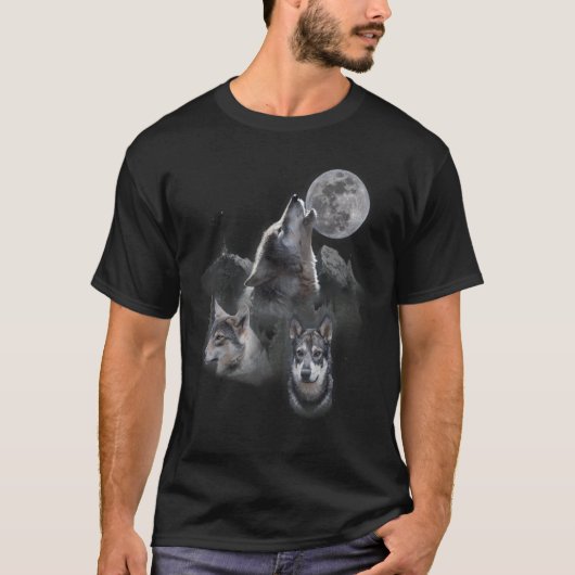Lieben Wolfen Wolfsmond 2 T-Shirt (Vorderseite)