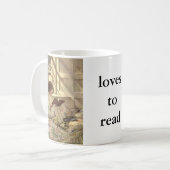 Lieben zum Lesen Kaffeetasse (Vorderseite Links)