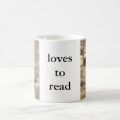 Lieben zum Lesen Kaffeetasse (Mittel)