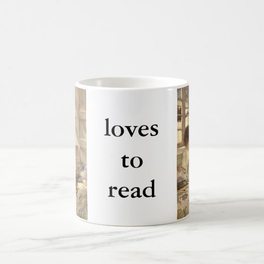 Lieben zum Lesen Kaffeetasse (Mittel)