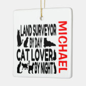 Lieben zur Bodenbesichtigung Katzen CUSTOM Keramikornament (Links)