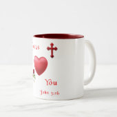 Lieben Zweifarbige Tasse (VorderseiteRechts)