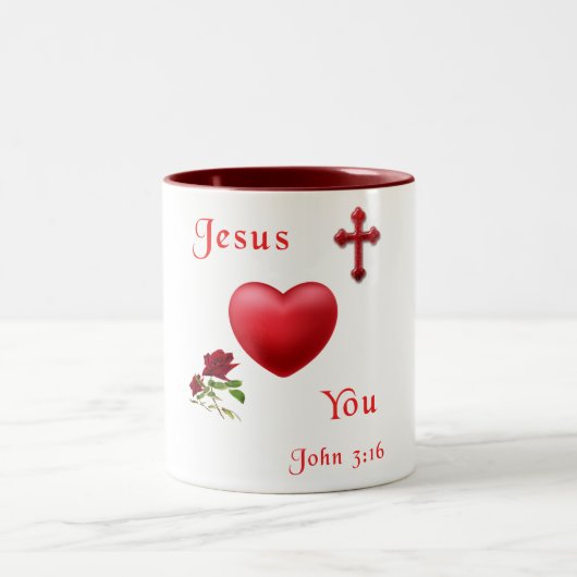 Lieben Zweifarbige Tasse (Mittel)